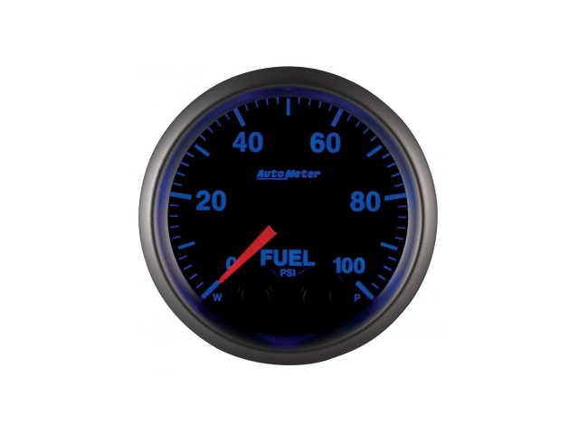 Auto Meter ELITE SERIES Digital Stepper Motor Gauge, 2-1/16", Fuel Pressure (0-100 PSI)