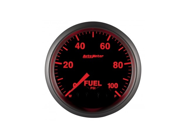 Auto Meter ELITE SERIES Digital Stepper Motor Gauge, 2-1/16", Fuel Pressure (0-100 PSI)