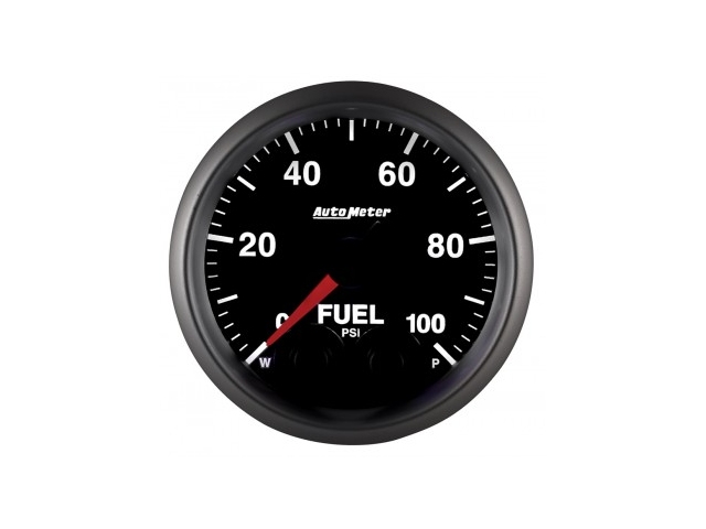 Auto Meter ELITE SERIES Digital Stepper Motor Gauge, 2-1/16", Fuel Pressure (0-100 PSI)