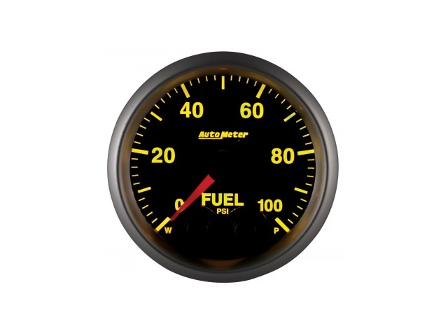 Auto Meter ELITE SERIES Digital Stepper Motor Gauge, 2-1/16", Fuel Pressure (0-100 PSI)