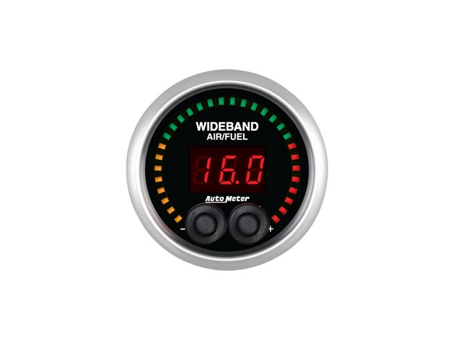 Auto Meter ELITE SERIES Digital, 2-1/16", Wideband Air/Fuel Ratio PRO Wideband A/F Kit (AFR/LAMBDA) - Click Image to Close
