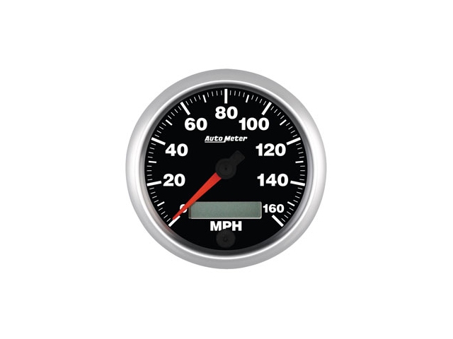 Auto Meter ELITE SERIES In-Dash Tach & Speedo, 3-3/8", Speedometer Electric Programmable (0-160 MPH)