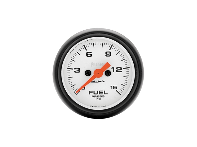 Auto Meter Phantom Digital Stepper Motor Gauge, 2-1/16", Fuel Pressure (0-15 PSI)