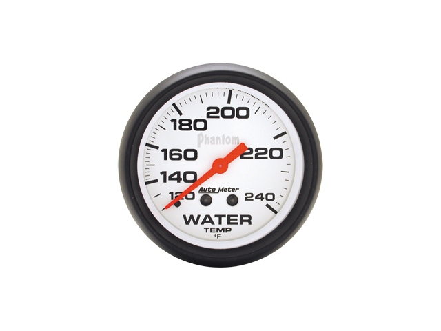 Auto Meter Phantom Mechanical, 2-5/8", Water Temperature (120-240 deg. F) - Click Image to Close