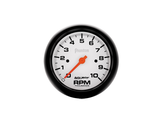 Auto Meter Phantom In-Dash Tach & Speedo, 3-3/8", Tachometer Single Range (10000 RPM)