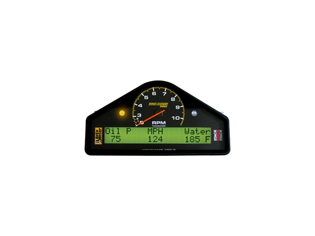 Auto Meter PRO-COMP PRO Analog/Digital Gauge, 7-1/2" x 4" x 1-1/2", Street Dash - Click Image to Close