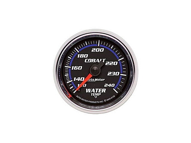 Auto Meter COBALT Mechanical Gauge, 2-1/16", Water Temperature (120-240 F) - Click Image to Close