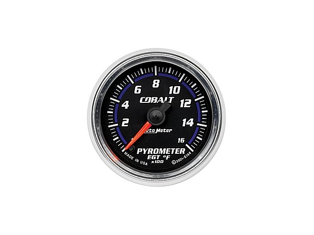 Auto Meter COBALT Digital Stepper Motor Gauge, 2-1/16", Pyrometer (0-1600 F)