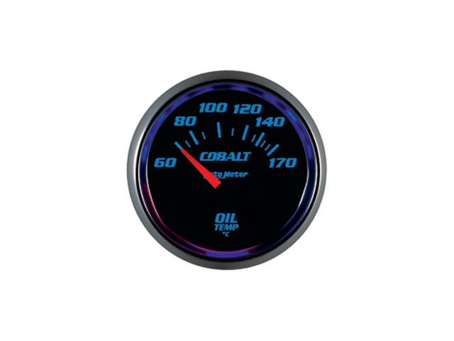 Auto Meter COBALT Air-Core Gauge, 2-1/16", Oil Temperature (60-150 C)
