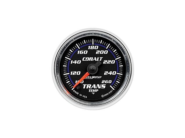 Auto Meter COBALT Digital Stepper Motor Gauge, 2-1/16", Transmission Temperature (100-260 F) - Click Image to Close