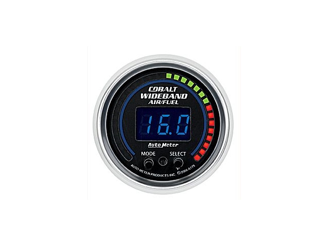 Auto Meter COBALT Digital Gauge, 2-1/16", Wideband Air/Fuel Ratio (6:1-18:1) - Click Image to Close