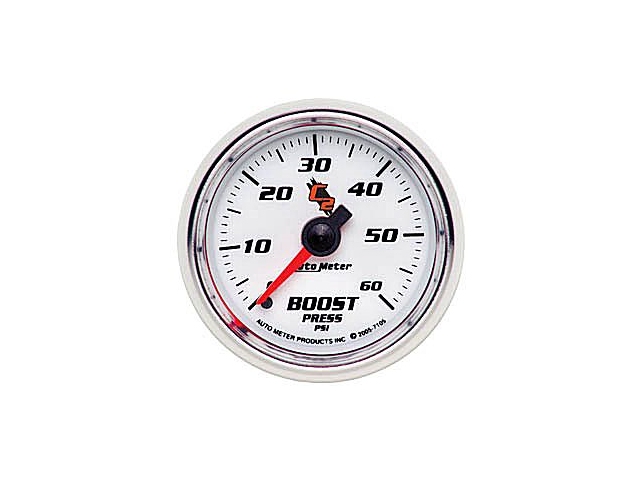 Auto Meter C2 Mechanical Gauge, 2-1/16", Boost (0-60 PSI)