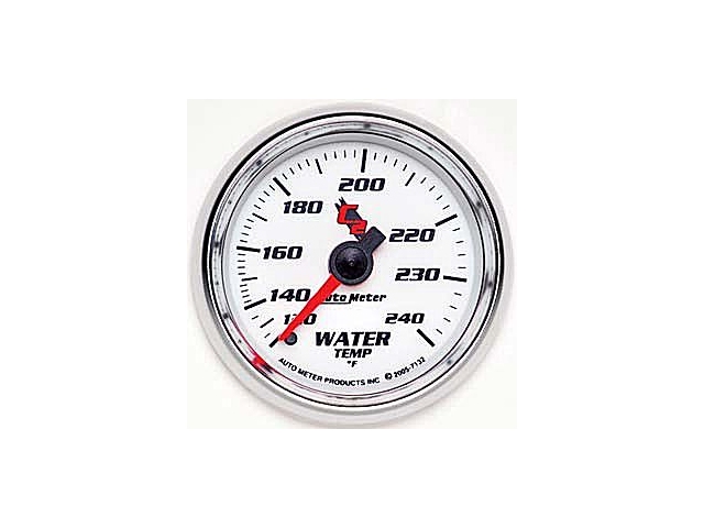 Auto Meter C2 Mechanical Gauge, 2-1/16", Water Temperature (120-240 F) - Click Image to Close