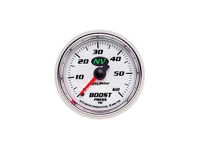 Auto Meter NV Mechanical, 2-1/16", Boost (0-60 PSI)