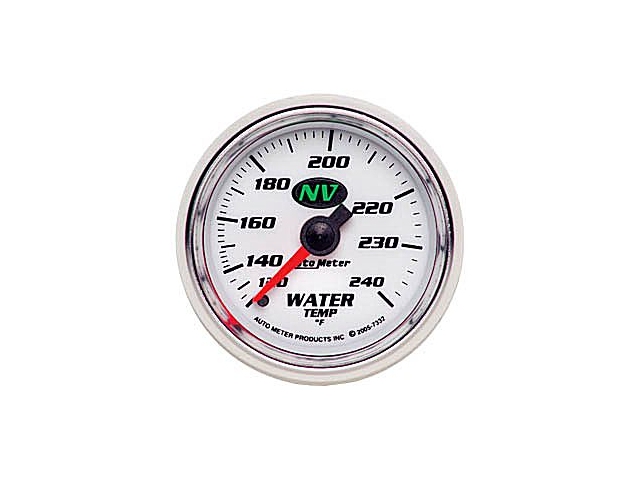 Auto Meter NV Mechanical, 2-1/16", Water Temperature (120-240 deg. F)