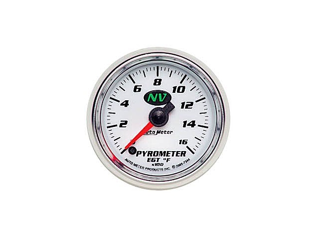 Auto Meter NV Digital Stepper Motor Gauge, 2-1/16", Pyrometer (0-1600 deg. F)