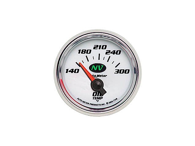 Auto Meter NV Air-Core Gauge, 2-1/16", Oil Temperature (140-300 deg. F)