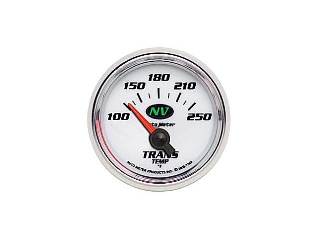 Auto Meter NV Air-Core Gauge, 2-1/16", Transmission Temperature (100-250 deg. F)