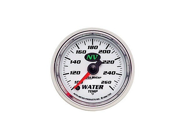 Auto Meter NV Digital Stepper Motor Gauge, 2-1/16", Water Temperature (100-260 deg. F) - Click Image to Close
