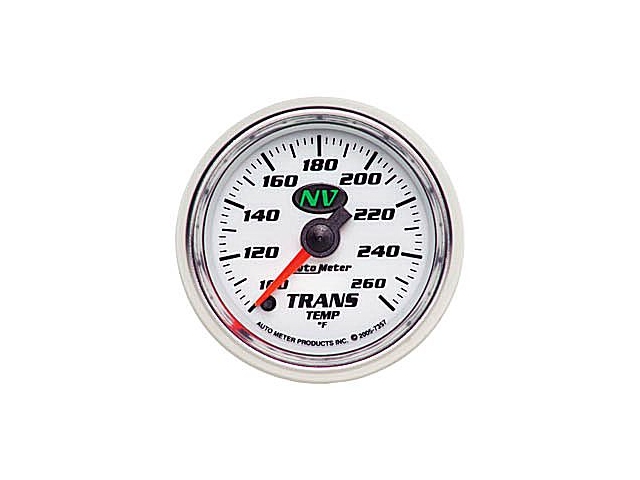 Auto Meter NV Digital Stepper Motor Gauge, 2-1/16", Transmission Temperature (100-260 deg. F)