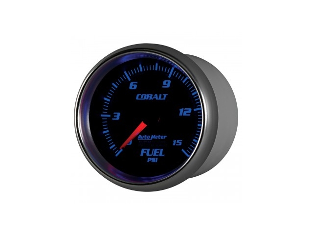 Auto Meter COBALT Mechanical Gauge, 2-5/8", Fuel Pressure (0-15 PSI)