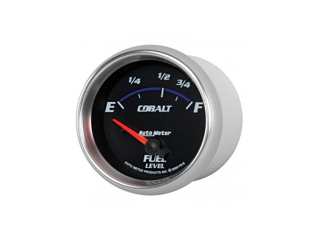 Auto Meter COBALT Air-Core Gauge, 2-5/8", Fuel Level (73-10 Ohms)