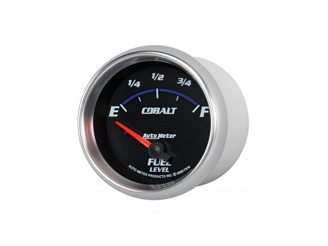 Auto Meter COBALT Air-Core Gauge, 2-5/8", Fuel Level (240-33 Ohms)