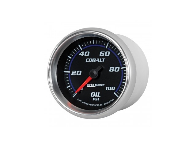 Auto Meter COBALT Mechanical Gauge, 2-5/8", Oil Pressure (0-100 PSI)