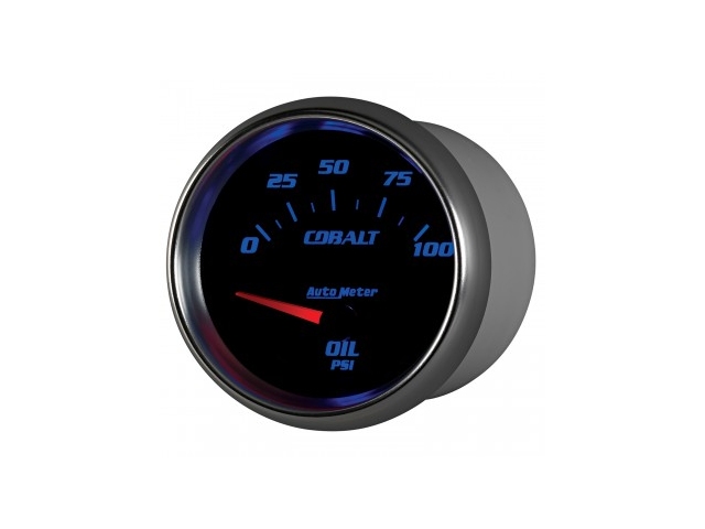 Auto Meter COBALT Air-Core Gauge, 2-5/8", Oil Pressure (0-100 PSI)