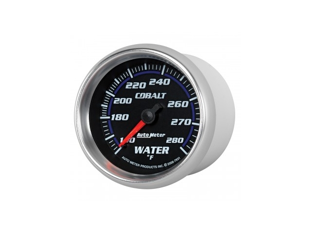 Auto Meter COBALT Mechanical Gauge, 2-5/8", Water Temperature (140-280 F)
