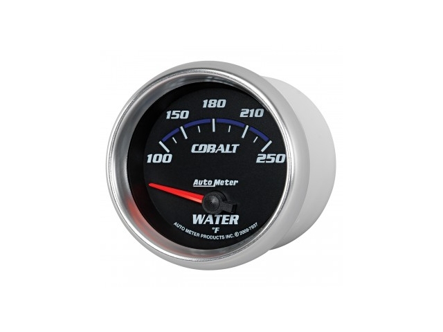 Auto Meter COBALT Air-Core Gauge, 2-5/8", Water Temperature (100-250 F)