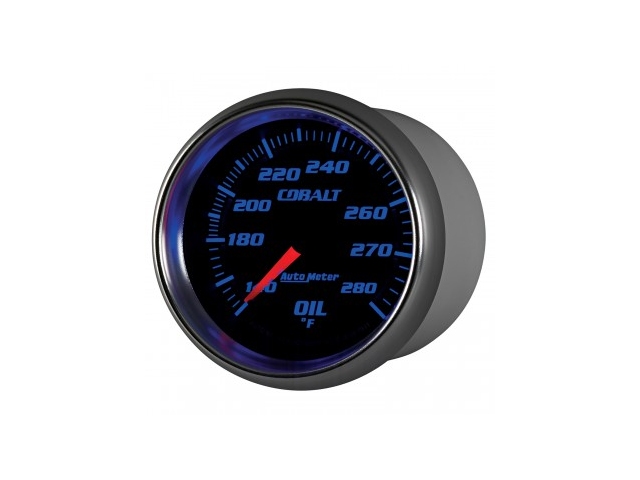Auto Meter COBALT Mechanical Gauge, 2-5/8", Oil Temperature (140-280 F) - Click Image to Close