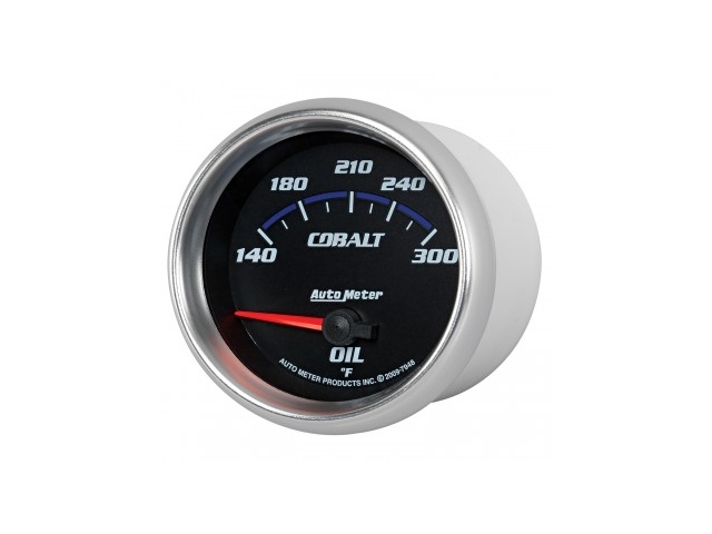 Auto Meter COBALT Air-Core Gauge, 2-5/8", Oil Temperature (140-300 F)