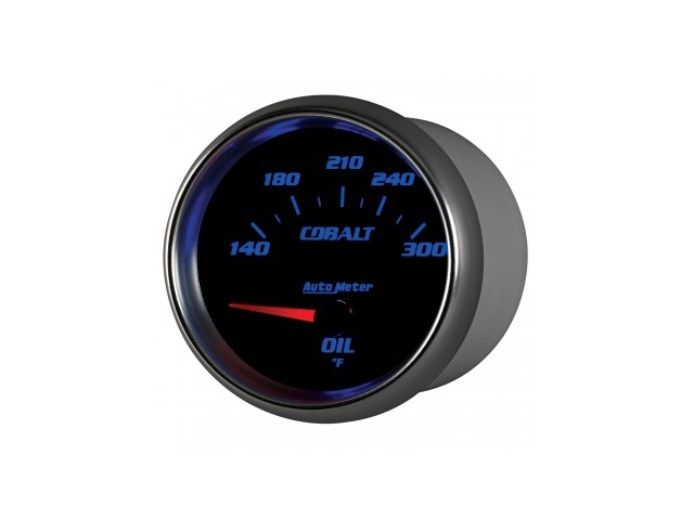 Auto Meter COBALT Air-Core Gauge, 2-5/8", Oil Temperature (140-300 F) - Click Image to Close