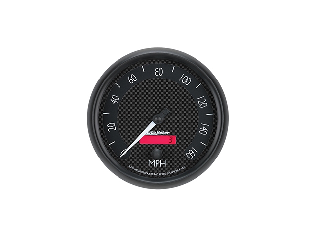 Auto Meter GT Series In-Dash Tach & Speedo, 5", Electric Programmable Speedometer (160 MPH) - Click Image to Close