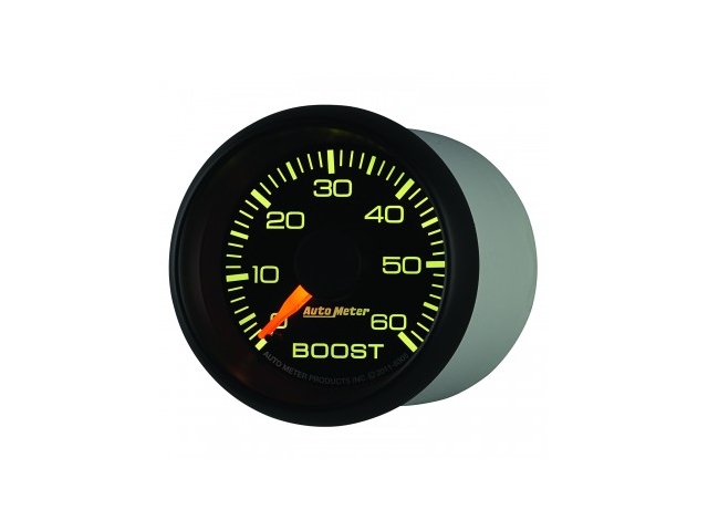Auto Meter FACTORY MATCH Chevrolet/GM Mechanical Gauge, 2-1/16", Boost (0-60 PSI) - Click Image to Close