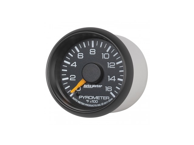 Auto Meter FACTORY MATCH Chevrolet/GM Digital Stepper Motor Gauge, 2-1/16", Pyrometer (0-1600 F) - Click Image to Close
