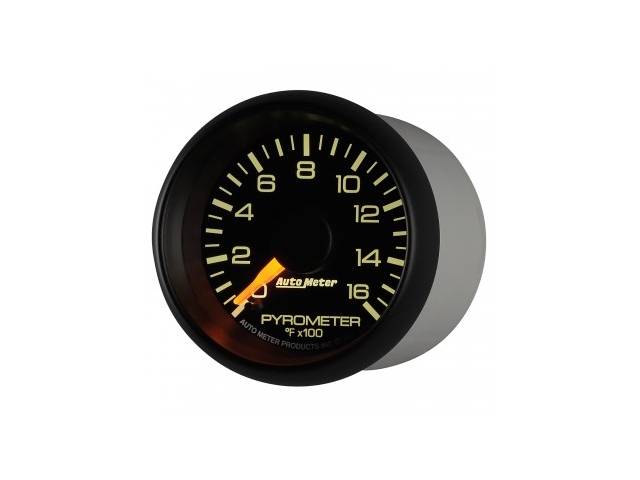 Auto Meter FACTORY MATCH Chevrolet/GM Digital Stepper Motor Gauge, 2-1/16", Pyrometer (0-1600 F) - Click Image to Close