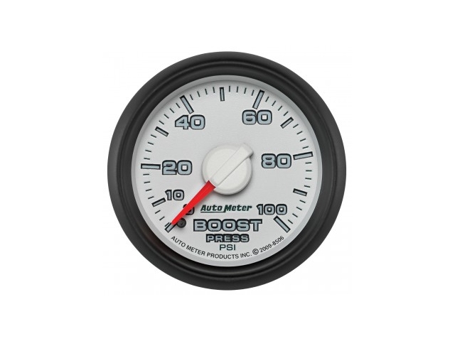 Auto Meter FACTORY MATCH Dodge 3rd GEN Mechanical Gauge, 2-1/16", Boost (0-100 PSI)