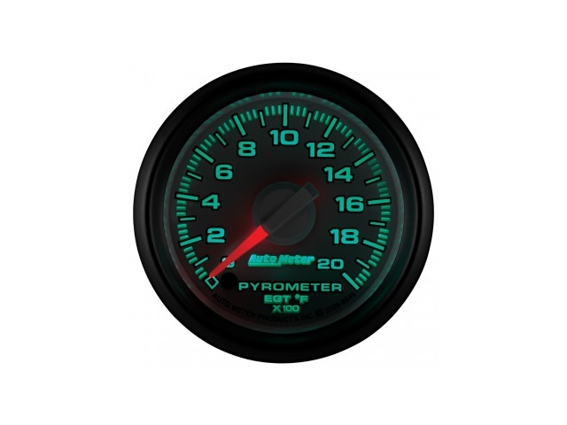 Auto Meter FACTORY MATCH Dodge 3rd GEN Digital Stepper Motor Gauge, 2-1/16", Pyrometer (0-2000 F)