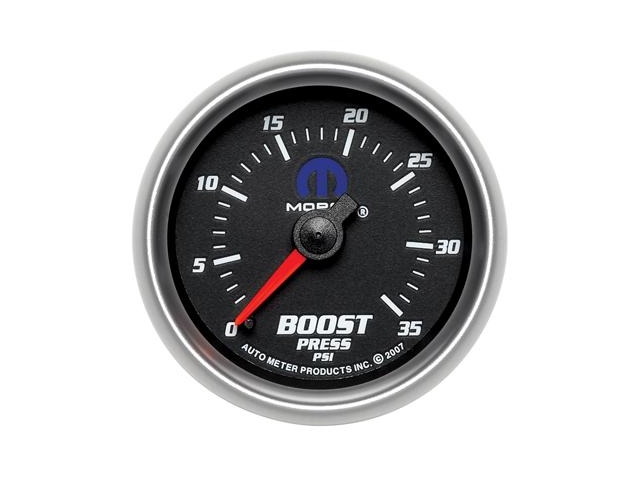 Auto Meter MOPAR Mechanical Gauge, 2-1/16", Boost (0-35 PSI) - Click Image to Close