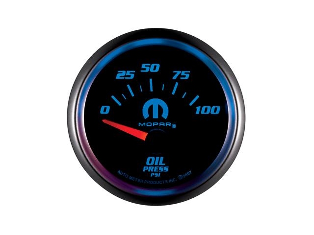 Auto Meter MOPAR Air-Core Gauge, 2-1/16", Oil Pressure (0-100 PSI)