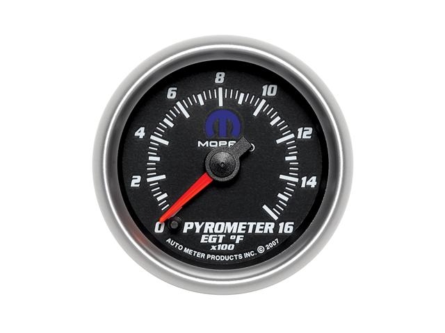 Auto Meter MOPAR Digital Stepper Motor Gauge, 2-1/16", Pyrometer (0-1600 F) - Click Image to Close