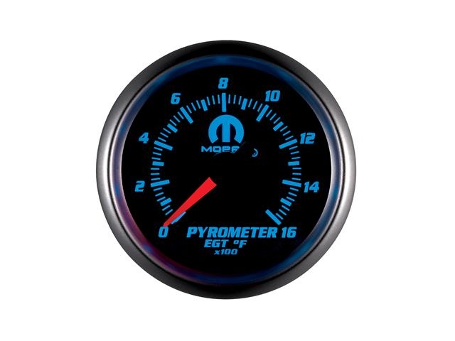 Auto Meter MOPAR Digital Stepper Motor Gauge, 2-1/16", Pyrometer (0-1600 F)