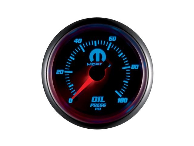 Auto Meter MOPAR Mechanical Gauge, 2-1/16", Oil Pressure (0-100 PSI) - Click Image to Close