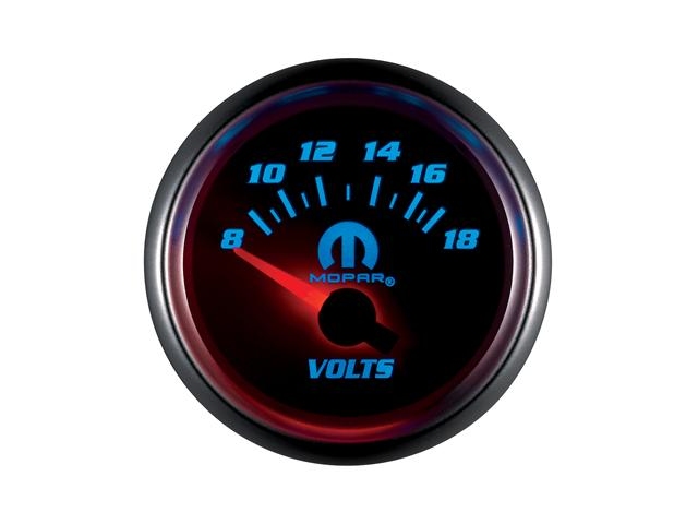 Auto Meter MOPAR Air-Core Gauge, 2-1/16", Voltmeter (8-18 Volts)
