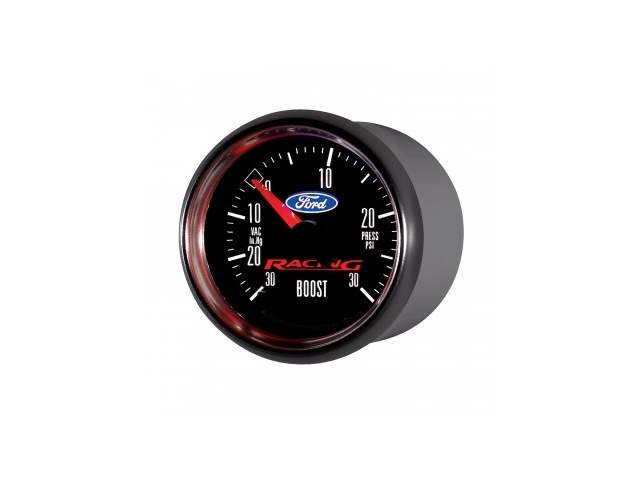 Auto Meter Ford RACING Digital Stepper Motor Gauge, 2-1/16", Vacuum/Boost (30 In Hg/30 PSI)