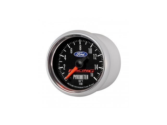 Auto Meter Ford RACING Digital Stepper Motor Gauge, 2-1/16", Pyrometer (0-1600 F)