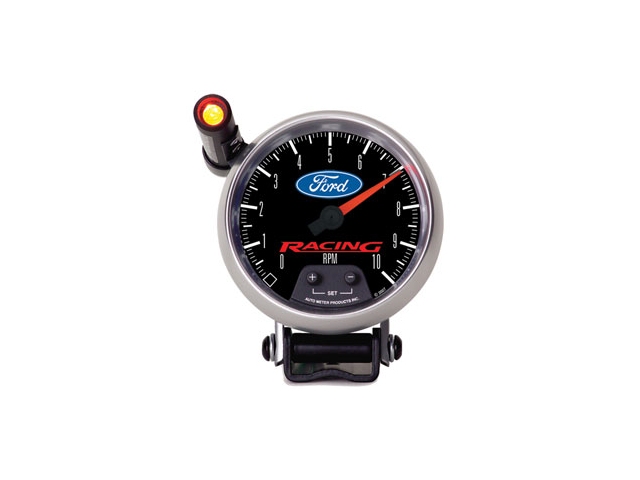 Auto Meter Ford RACING Air-Core Gauge, 3-3/4", Pedestal Mount Tachometer (0-10000 RPM)