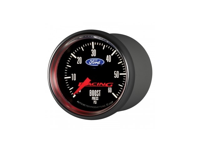 Auto Meter Ford RACING Mechanical Gauge, 2-1/16", Boost (0-60 PSI)